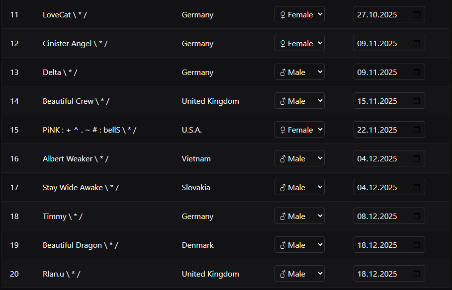 starblitz memberlist